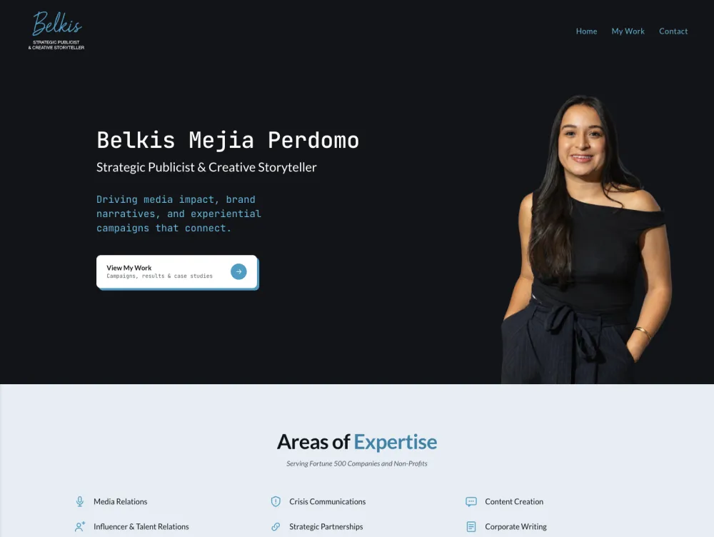 belkismp.com homepage hero
